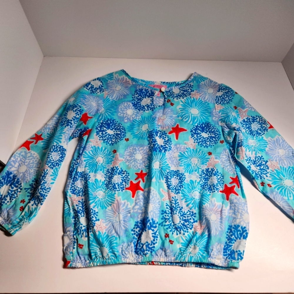 Lilly Pultzer 100% Cotton Starfish Top